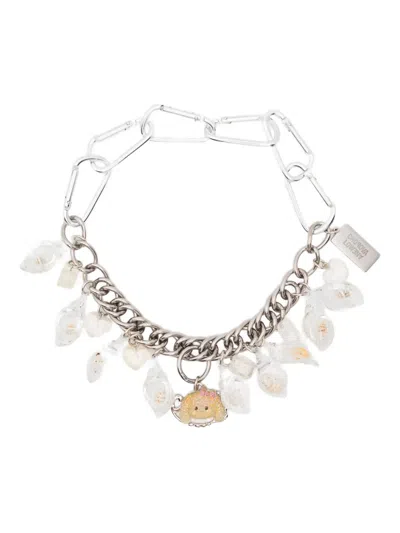 Chopova Lowena Charm Necklace In Metallic