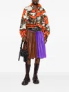 Chopova Lowena Cl Airlines Fleece Jacket In Orange