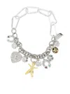 Chopova Lowena Silver Classic Charm Necklace In Silver