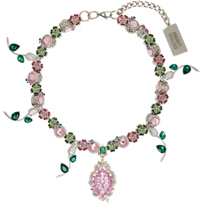 Chopova Lowena Cooey Clover Charm Necklace In Multi