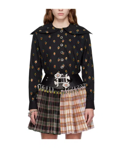 Chopova Lowena Corinthian Shirt In Black