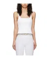 Chopova Lowena Daffy Chain Vest In White