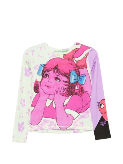 Chopova Lowena Daydream Graphic-print T-shirt In Pink