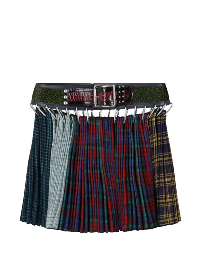 Chopova Lowena Dinasty Pleated Skirt In Multi