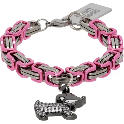 Chopova Lowena Doggy Bracelet In Pink