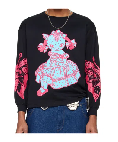 CHOPOVA LOWENA DOTTY GRAPHIC-PRINT LONG-SLEEVE TOP