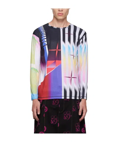 Chopova Lowena Elastic Jersey Long-sleeved T-shirt In Multi