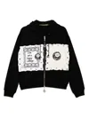 Chopova Lowena Emotional Napkin Hoodie In Black
