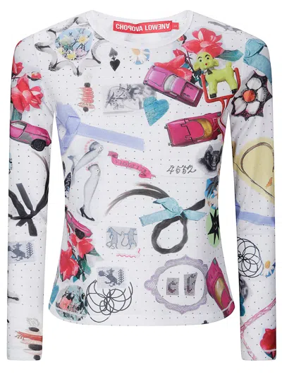 Chopova Lowena Fitted Jersey Top