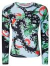 Chopova Lowena Abstract-print Long-sleeve Top