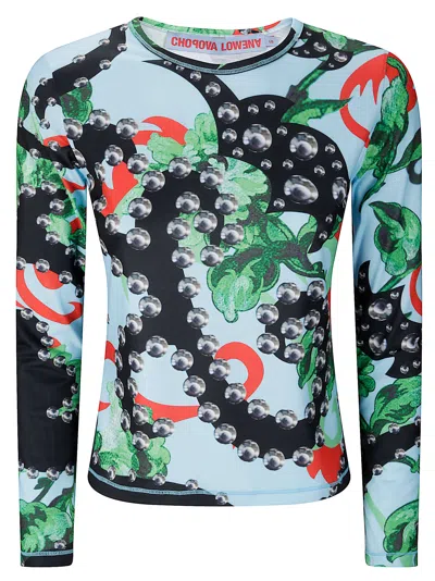 CHOPOVA LOWENA FITTED JERSEY TOP