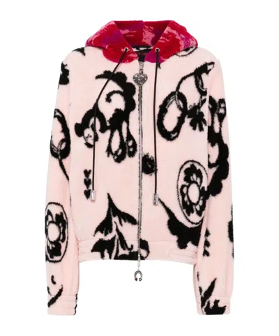 Chopova Lowena Fleece Hoodie In Multicolor