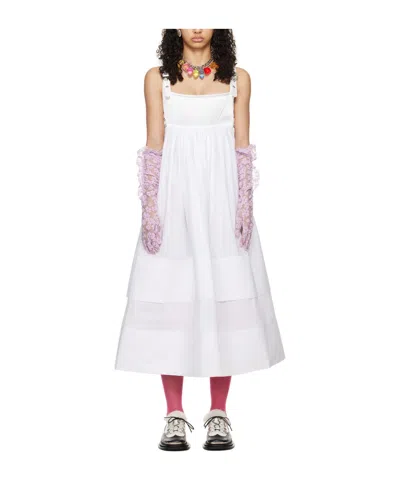 Chopova Lowena Foray Dress In White