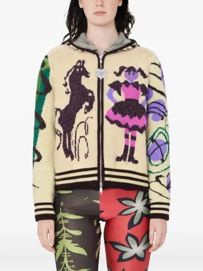 Chopova Lowena Full-zip Hoodie In Multi