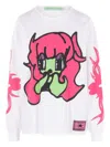 Chopova Lowena Graphic Long-sleeve T-shirt In White