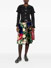 Chopova Lowena Graphic-print Belted Skirt In Multi