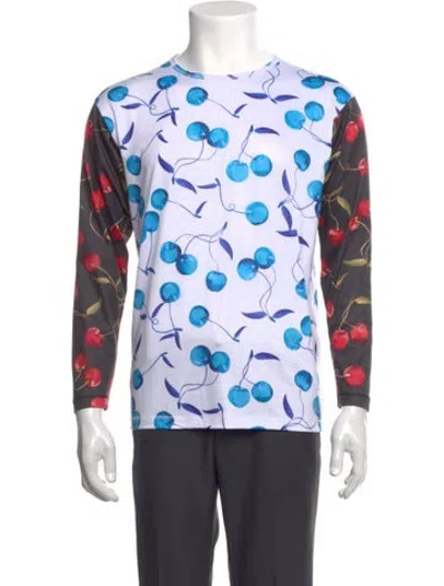 Pre-owned Chopova Lowena Graphic Print Crew Neck T-shirt In Multicolor