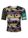 Chopova Lowena Duke Short Sleeve Mesh T-shirt