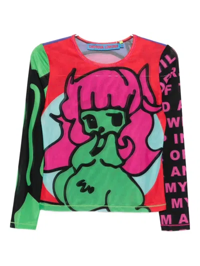 Chopova Lowena Graphic-print Top In Multi