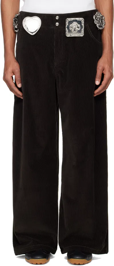 Chopova Lowena Green Beam Trousers