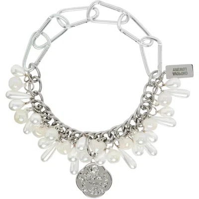 Chopova Lowena 'heart For Keeps' Carabiner Necklace In Multi