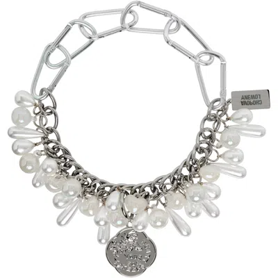 Chopova Lowena 'heart For Keeps' Carabiner Necklace In Multi