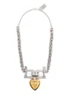 Chopova Lowena Heart-pendant Necklace In Silver
