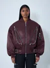 Chopova Lowena Helter Bomber Jacket In Purple