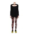 Chopova Lowena Women Embellished Knit Mini Dress In Black