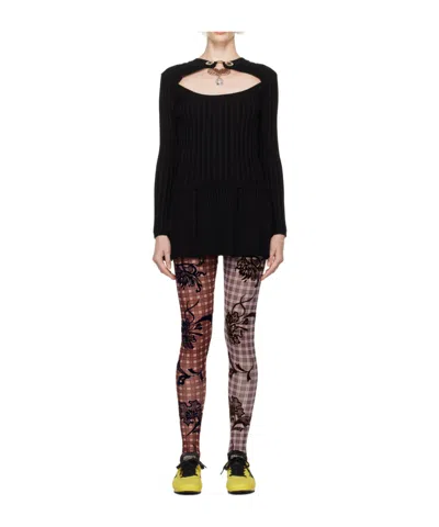 CHOPOVA LOWENA HOLLOW KNIT DRESS