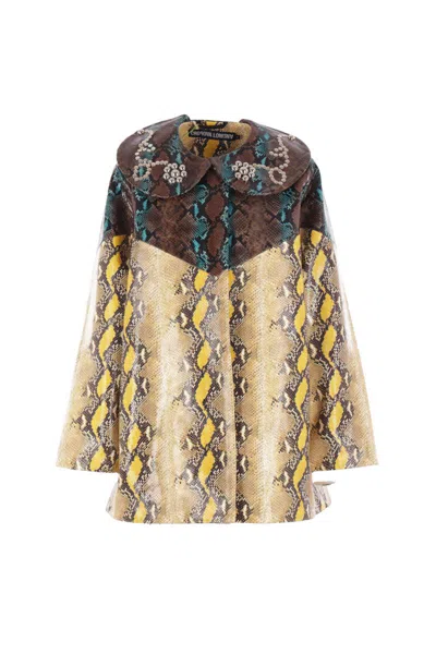 Chopova Lowena Jackets In Blue+yellow