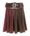 Chopova Lowena June Carabiner Midi Skirt In Multicolor