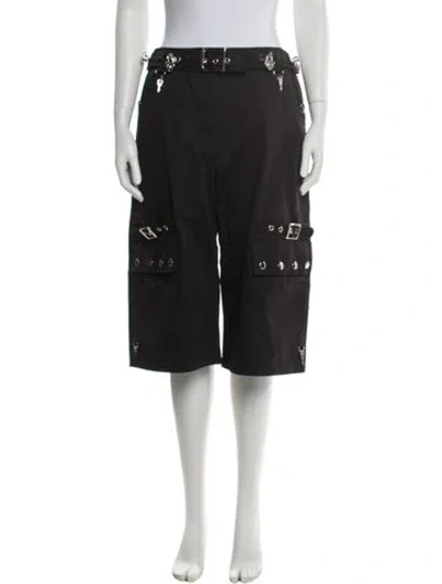 Pre-owned Chopova Lowena Knee-length Shorts In Black