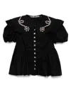 Chopova Lowena Lasso Studded Blouse In Black