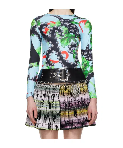 CHOPOVA LOWENA ABSTRACT-PRINT LONG-SLEEVE TOP