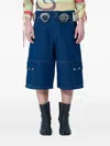 Chopova Lowena Balmy Denim Shorts In 蓝色