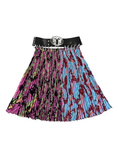 Chopova Lowena Mayday Midi Skirt In Animal Print