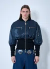 Chopova Lowena Men Little Birdy Bomber Jacket In Blue