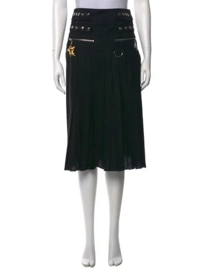 Pre-owned Chopova Lowena Midi Length Skirt In Black