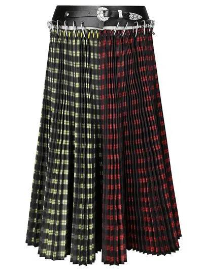 CHOPOVA LOWENA CHOPOVA LOWENA MIDI PLEATED SKIRT