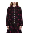 Chopova Lowena Black Mouse Denim Jacket In Black