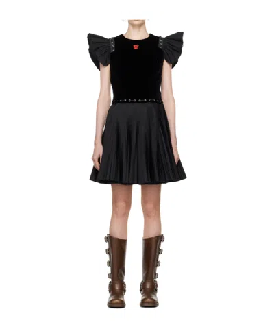 Chopova Lowena Moxie Mini Dress In Black
