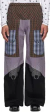 Chopova Lowena Multicolor Tartan Vega Trousers In Multi