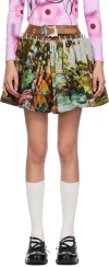Chopova Lowena Multicolor Valerie Carabiner Miniskirt In Multi
