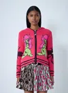 Chopova Lowena Women My Name Is Tiny Cardigan In Pink