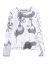 Chopova Lowena Newsprint Graphic-print T-shirt In White