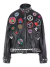 Chopova Lowena Pach-motif Jacket In Black