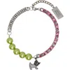 Chopova Lowena Patchwork Charm Necklace In Multi