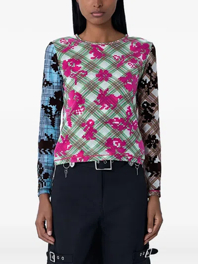 CHOPOVA LOWENA PIXEL-BUNNY T-SHIRT