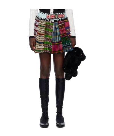 Chopova Lowena Pleated Skirt In Black